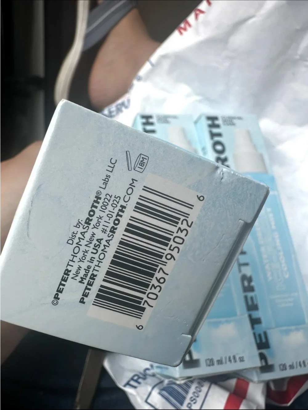 New SET of 3 Peter Thomas Roth Water Drench Ice Facial Cooling Mist Packages